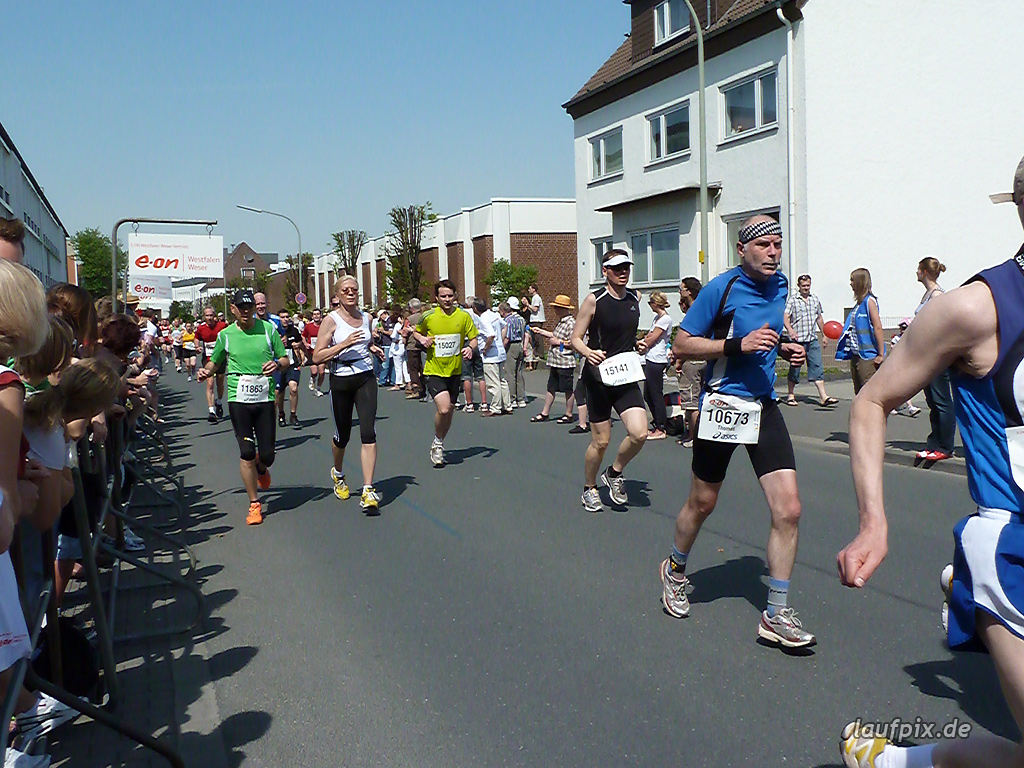 Paderborner Osterlauf 10km Ziel 2011 - 450